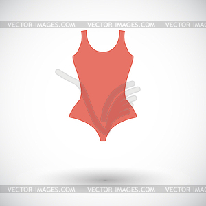 Swimsuit icon - vector image