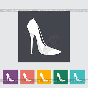 Woman shoes - vector clipart