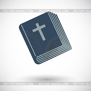 Bible single icon - vector clip art