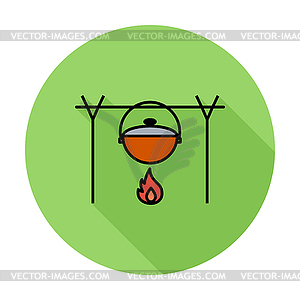 Pot icon - vector clipart