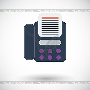 Fax icon - vector image