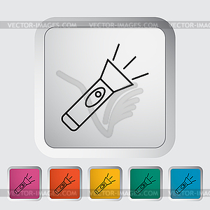 Flashlight - vector clipart