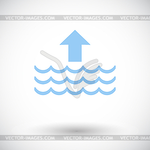 Edd single flat icon - vector clip art