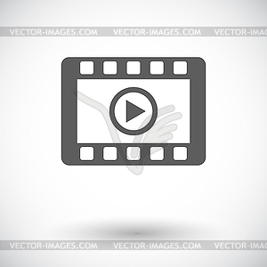 Video icon - vector clip art