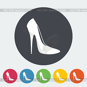 Woman shoes - vector image