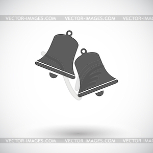 Christmas bell - vector image