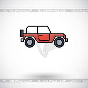 Offroad car - vector clipart