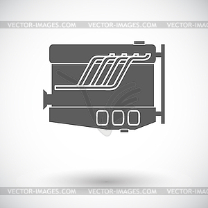 Engine icon - vector image
