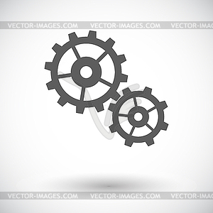 Gear icon - vector image