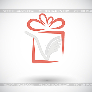 Gift box - vector EPS clipart