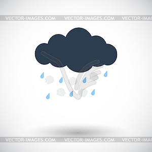 Hagel single icon.  - vector clipart