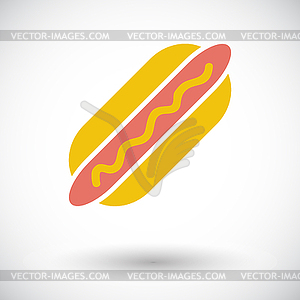 Hot dog - stock vector clipart