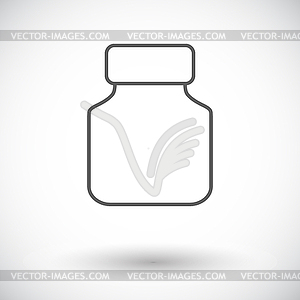 Jar icon - vector clip art