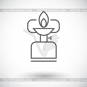 Camping stove - vector clip art