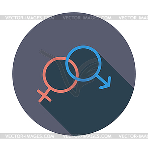 Couple sign - vector clipart