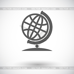 School globe - vector clip art