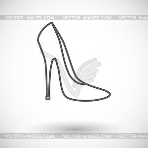 Woman shoes - vector image