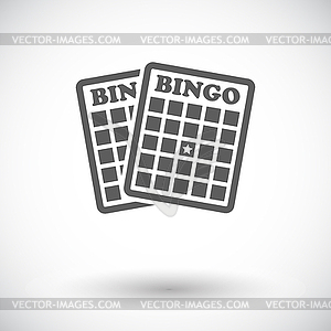 Bingo icon - vector clipart / vector image