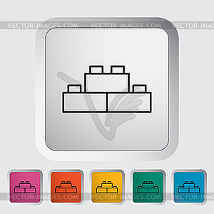 Building block - vector clip art