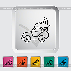 Car toy - vector clipart