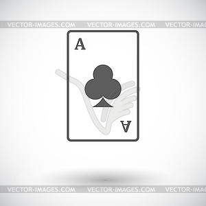 Play card - vector clipart / vector image