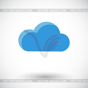 Cloud computing - vector image