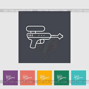 Gun toy - vector image