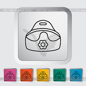 Potty icon - vector clipart / vector image