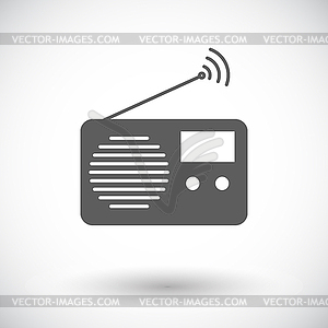 Radio icon - vector clipart