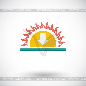 Sunset - vector clipart