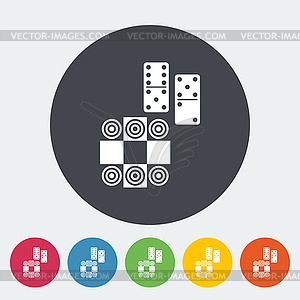 Table games - vector clipart