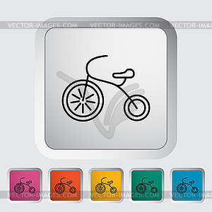 Tricycle - vector clipart