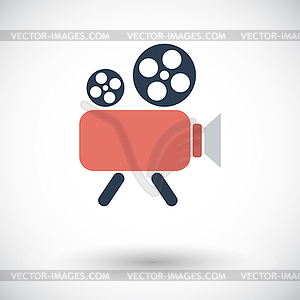 Videocamera - royalty-free vector clipart