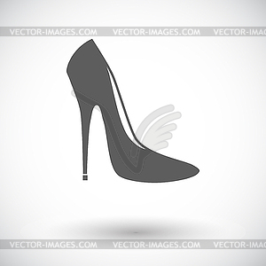 Woman shoes - vector clip art