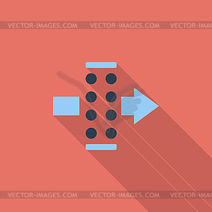 Air filter - vector image