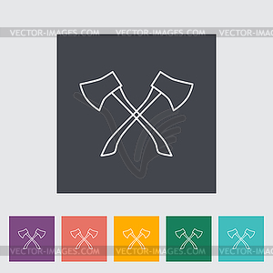 Axe icon - vector clipart