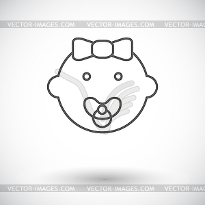 Baby boy - vector clipart