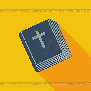 Bible single icon - vector image