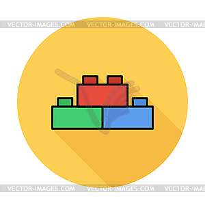 Building block icon - vector image