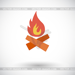 Bonfire - vector image