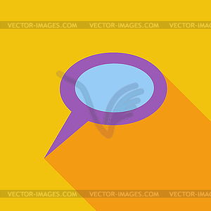 Chat flat icon - vector image