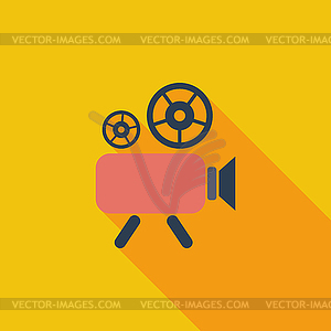 Videocamera - vector image