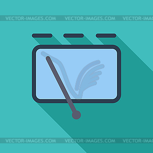 Car wiper - vector clipart