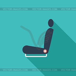 Icon seat - vector image