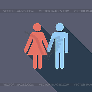 Couple sign - vector image