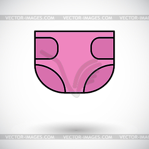 Diaper - vector clipart