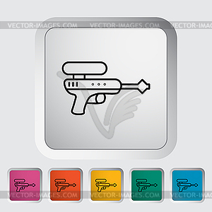 Gun toy - vector clipart