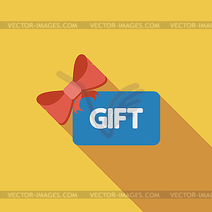 Gift card - royalty-free vector image