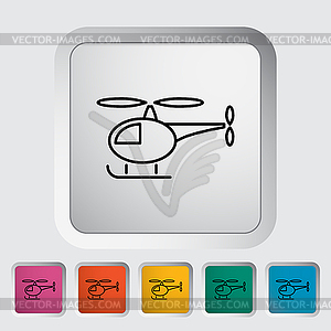 Helicopter - vector clipart