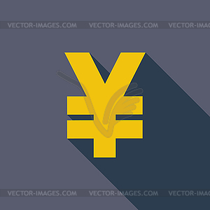 Yen icon - vector image